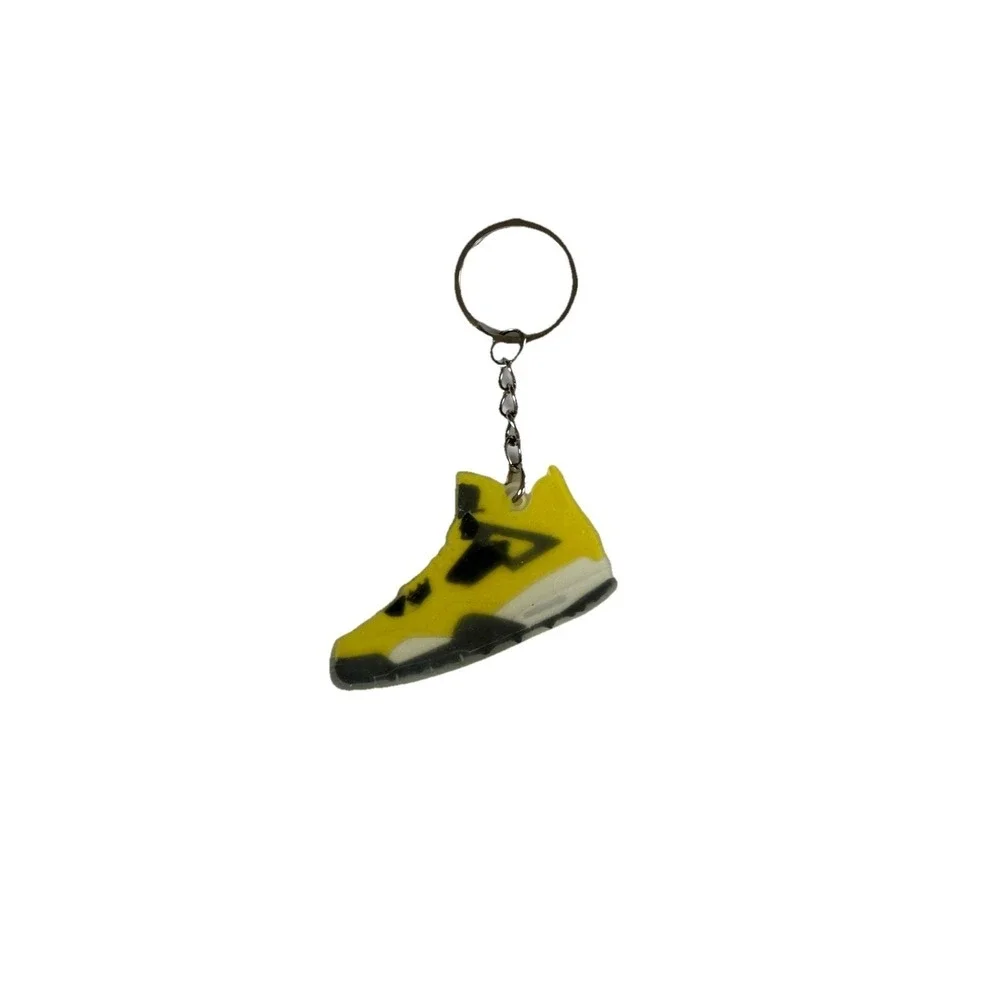 Air Jordan Keychain Air Jordan IV Lightning Keychain Sneaker New